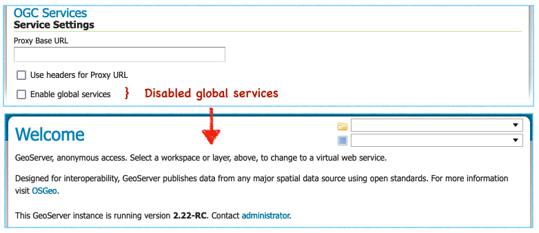 Disable global services