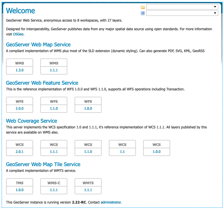 Welcome layout