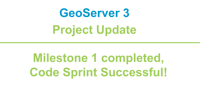 GeoServer 3 Milestone Progress